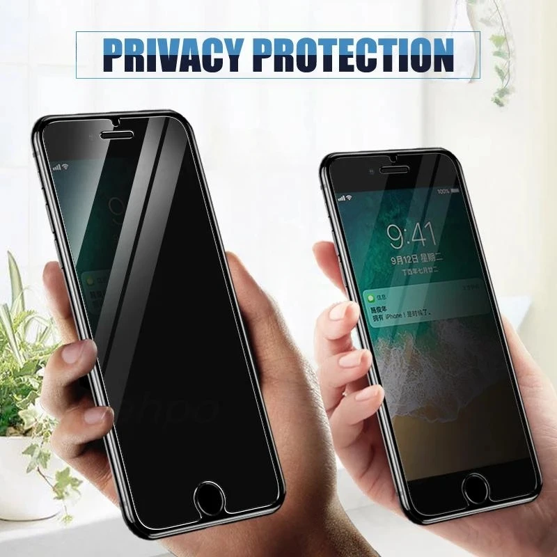 Premium Privacy Tempered Glass Screen Protector - 3-Pack