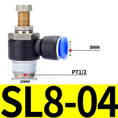 5 Stks Pneumatische Air Control Valve, 4mm Tube Quick Connect, Rechte 5 Stks Pneumatische Air Control Valve, 4mm Tube Quick Connect, Rechte