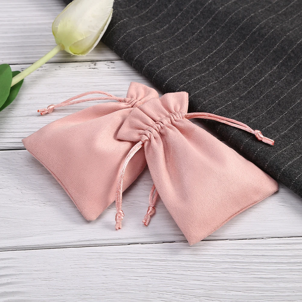 5pcs Flannel Jewelry Organizer Packing Pouch 7X9cm Drawstring Small Gift Bags Wedding Favor For Guests Bulk Candy Bag Can Custom 18 S8787246041d2420d9b668f0211cfd864o