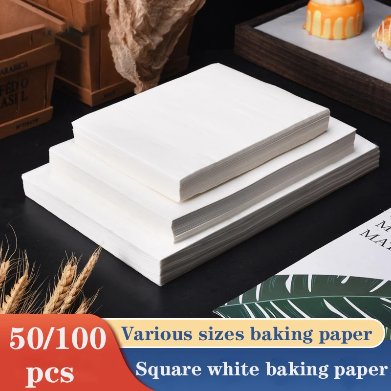 White Baking Paper Parchment Paper Biscuit Cake Wax Paper Is Suitable for  Food Packaging Cakes and Pastry Baking Mat Bakeware - AliExpress
