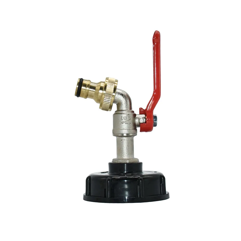 S60 x 16mm 젖꼭지 수도꼭지 어댑터 야외 빗물 수집 버킷 IBC 탱크 수족관 탭 교체 배수 피팅