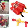 Fire Backpack Water Gun Large Capacity Fireman Water Guns Pull Out Shooting Summer Pool Beach Water Games Outdoor Toy Kids Gift 1