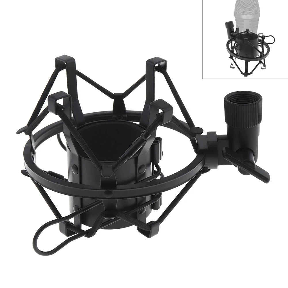 Metal Recording Studio Clip Spider Microphone Stand Shock Mount with Copper Transfer For Computer Condenser Mic microphone stand microphone shock mount