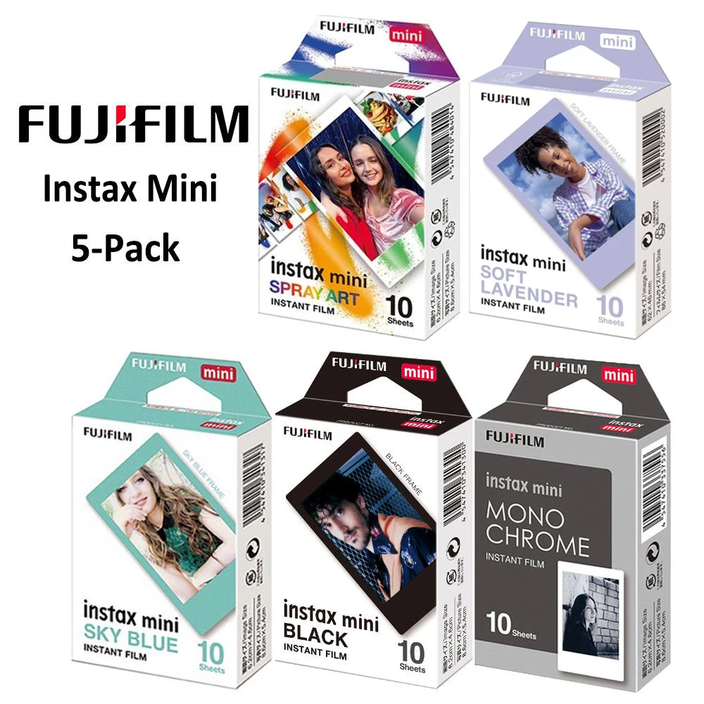20/30/50 Fogli Fujifilm Instax Mini 11 Pellicola A Colori Per Fuji Instant Mini 12 7S 8 25 50 S 70 90 Evo Per Fuji Instax Mini Film
