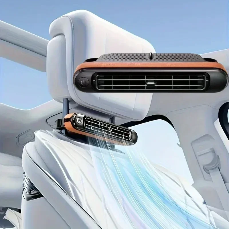 Car Rear Seat Fan with 3 Speed Cooling Air