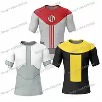 1ème nouveau dessin animé Anime éruptions cutanées surf plage pantalon maillots de bain plongée gymnase manches longues MMA BJJ hommes Jiu Jitsu Fitness ensembles 1
