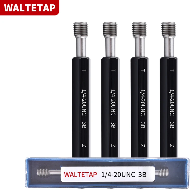 1PCS 3B 0-8012-32 1l4 5l16 3l8 7I16 1l2 9I16 UN/UNC/UNF/UNS/UNEF 미국 표준 미세 나사 플러그 게이지 측정 도구