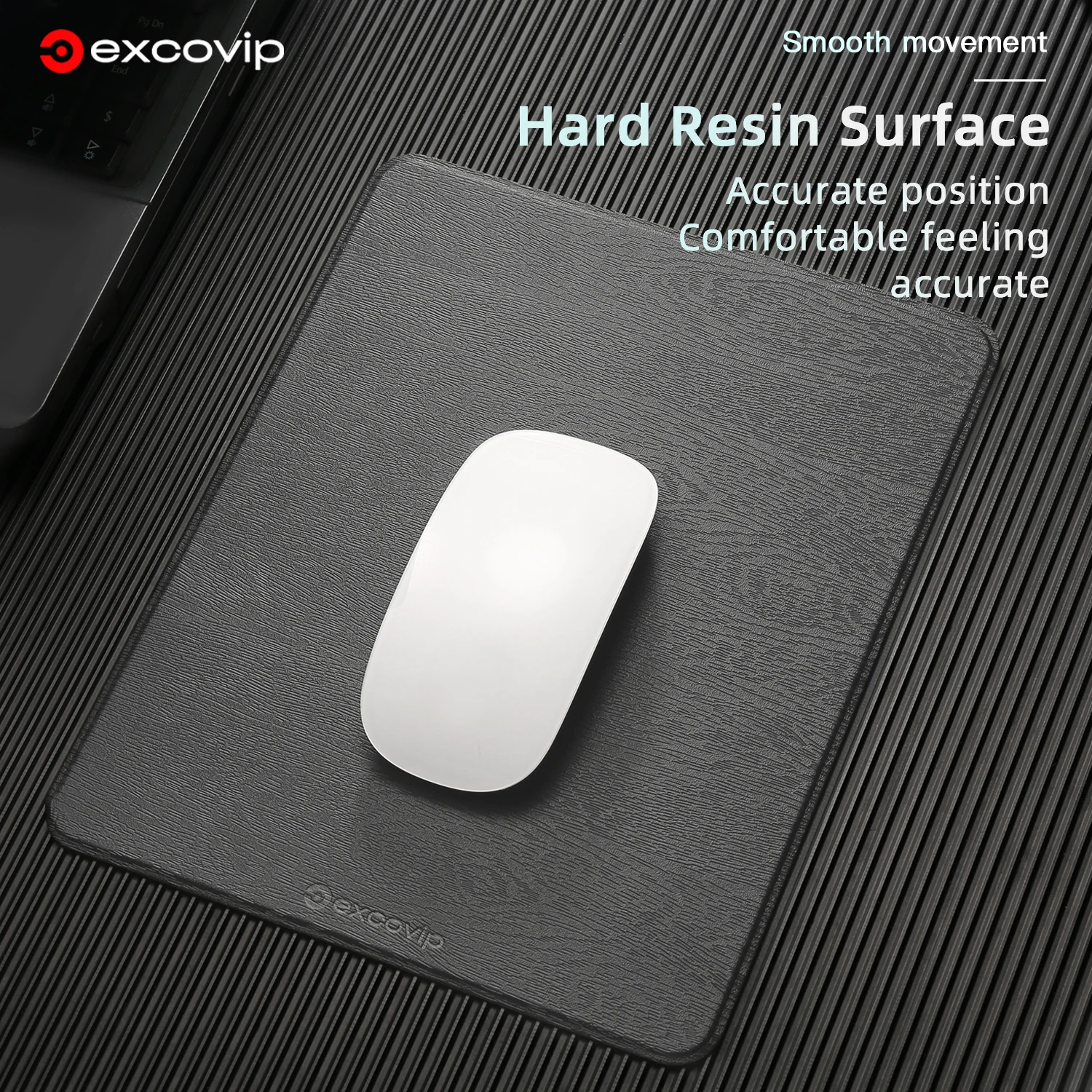 EXCO-Mouse Pad de resina dura, Mousepad pequeno,