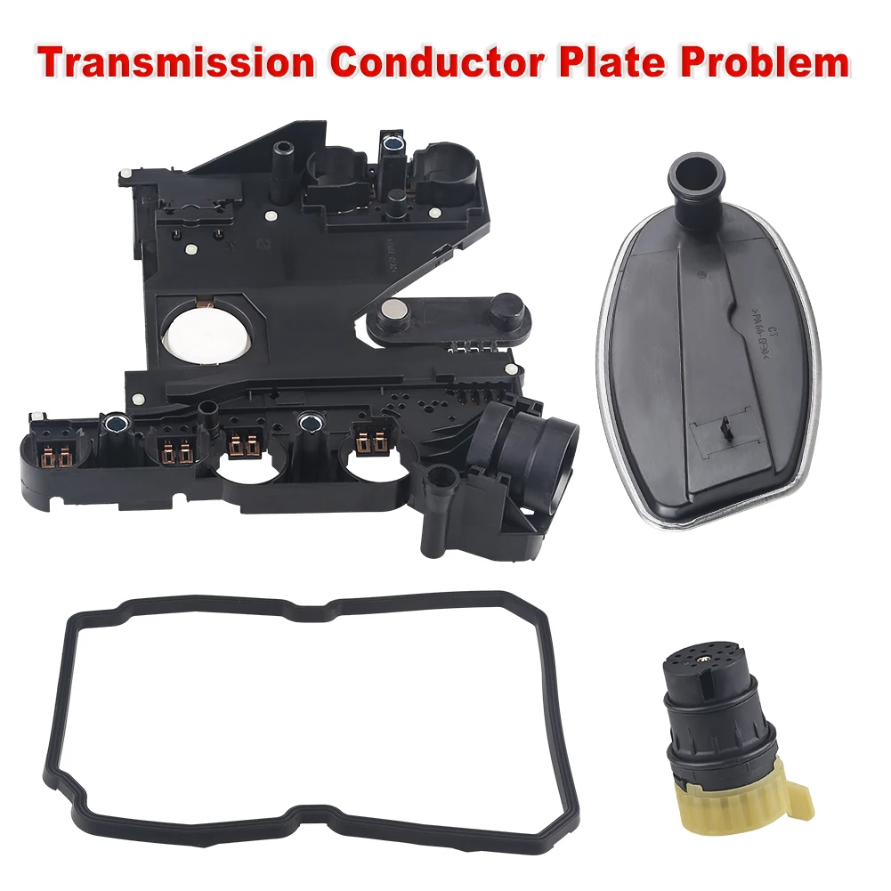 2035400253 Transmission Conductor Plate + Connector Adapter+ Filter + Gasket Kit for Mercedes-Benz Replace 1402710080 1402701161