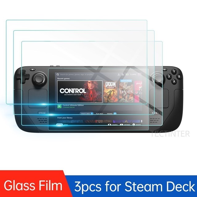 Screen Protector Guard Film for Valve Steam Deck Game Console 9H Premium Tempered Glass for Steam Deck Accessories