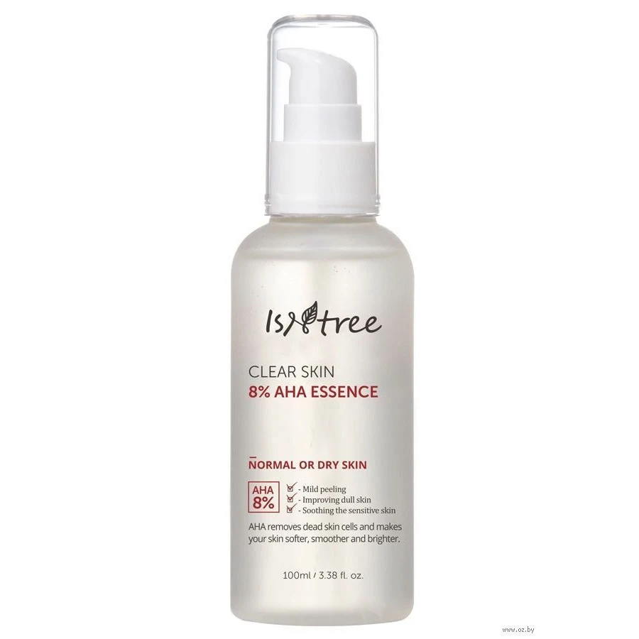 ISNTREE Отшелушивающая сыворотка-эссенция с 8% АНА-кислот Clear Skin AHA Essence | Красота и