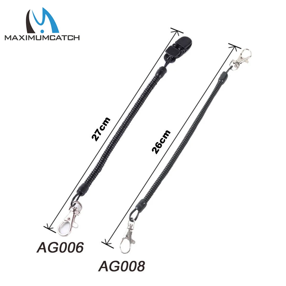Maximumcatch AG006/AG008 Black Fly Fishing Lanyard Fishing Ropes Strong