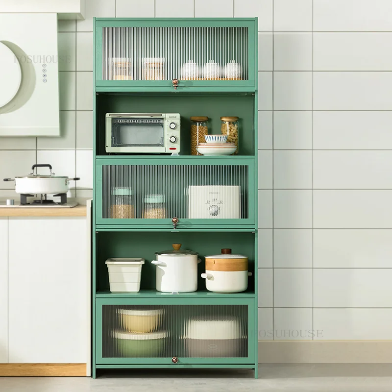 Nordic Canteen Multi-layer Kitchen Cabinets Dustproof Hotel Cafe Storage Locker Household Furniture Multifunctional Sideboard G 2