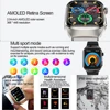 ECG+PPG Bluetooth call AMOLED full touch screen smart watch men's women watch sport heart rate fitness waterproof 2.04"368*448 4