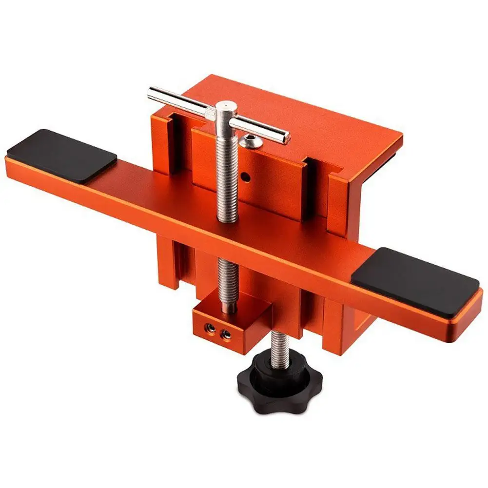 

HQ Cabinet Door Mounting Jig Support Arm And Clamp Integrated Aluminum Alloy Body Heavy Duty Tool For Cabinets With Face Frame