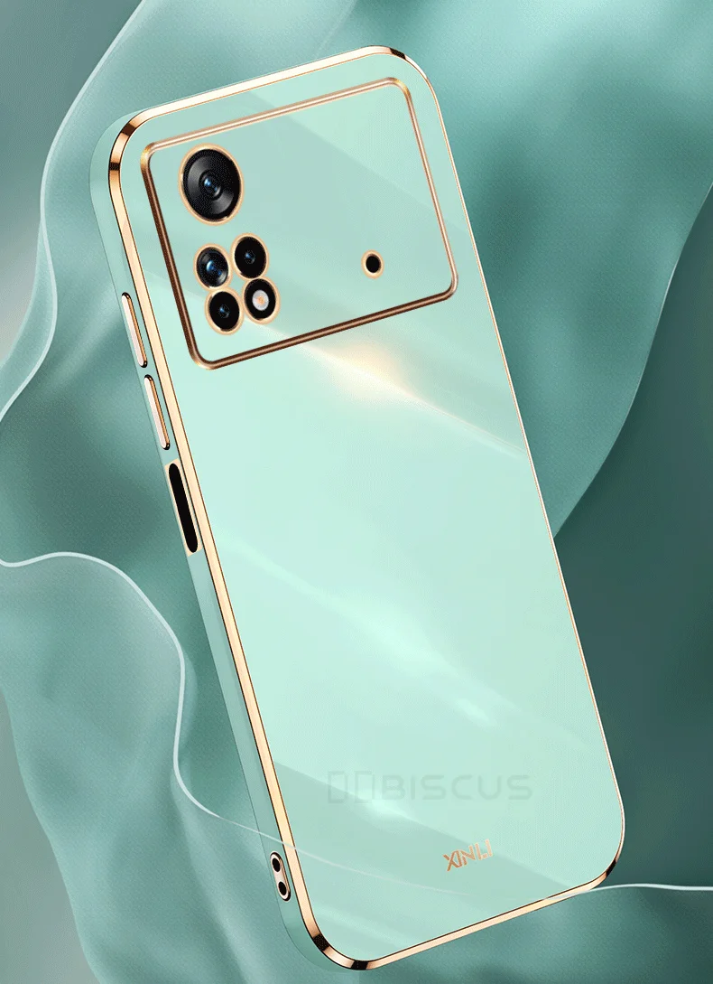 Coque pour Poco X4 Pro 5G M4 Pro 5G Pocophone X4Pro X3 Pro Poco X3 Pro Plaqué de luxe en gel de silicone souple Funda Carcasa Coque_voghion.com