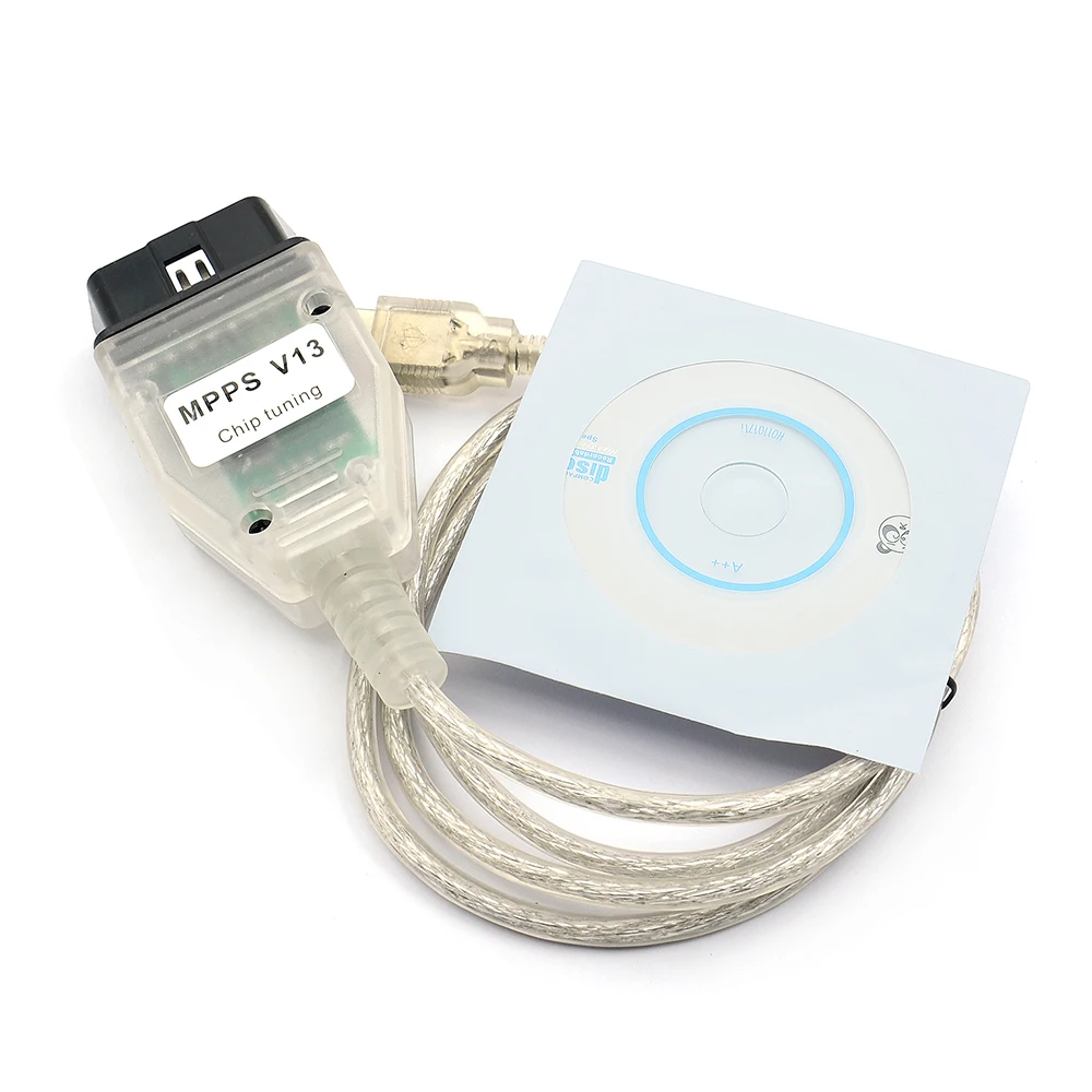 MPPS V13 ECU Programmer SMPS MPPS V13.02 V13 K CAN Flasher Chip Tuning MPPS Cable V13 Professional Diagnostics Cable 5