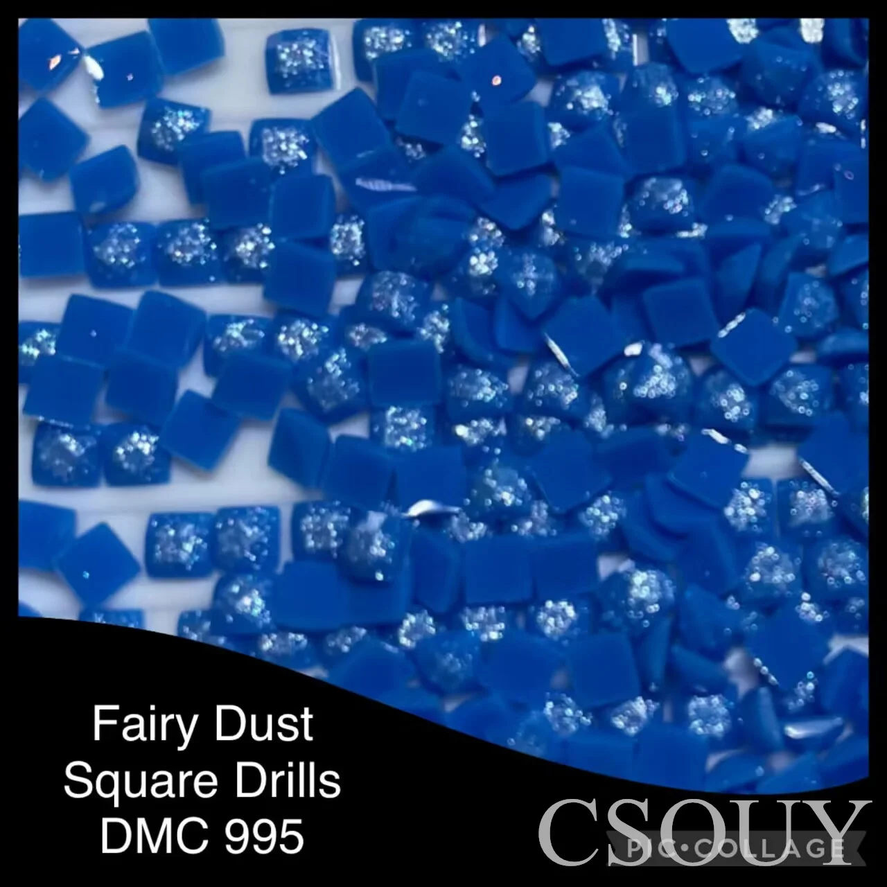Mix Color Fairy Dust Drills Square 5D DIY Diamond Painting Cross Stitch Embroidery Rhinestones Colorful Mosaic Fairy Dust Colore
