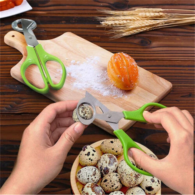 Quail Egg Scissors Cracker Opener Cigar Cutter Stainless Steel Tool