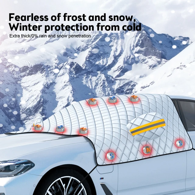 7-schicht Verdicken Auto Abdeckung Große Auto Windschutzscheibe Haube  Abdeckung Sonnenschirm Schutz Schnee-Anti-frost E2l3 - AliExpress