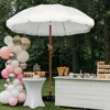 9ft Patio Umbrella with Tassels, Fringe Portable Beach Umbrella, Umbrella Outdoor Patio with Crank Operating Mechanism 3