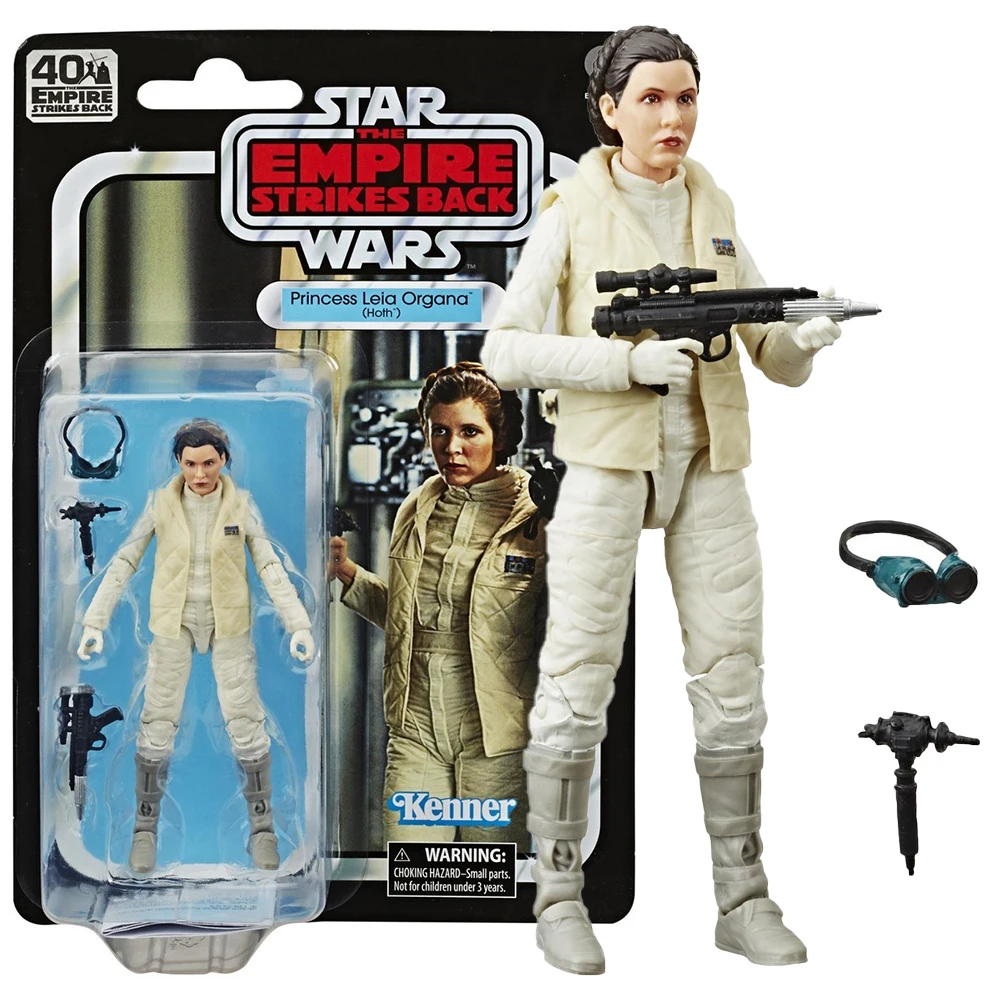 

Hasbro Star Wars The Black Series Princess Leia Organa (Hoth) The Empire Strikes Back 40th Anniversary Action Figure Model Toy