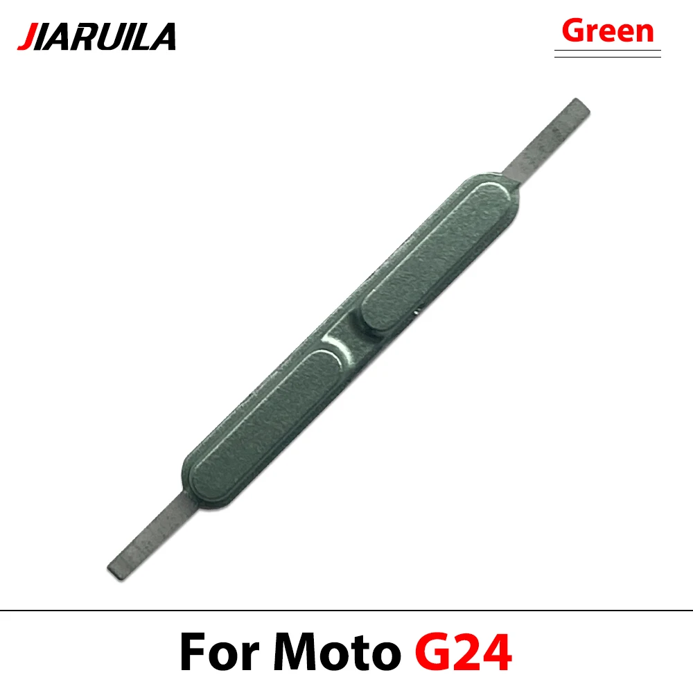 모토 G24 G35 G45 G85용 새 전원 볼륨 측면 버튼 키 교체 부품, 볼륨 버튼 + 전원 켜기/끄기 수리
