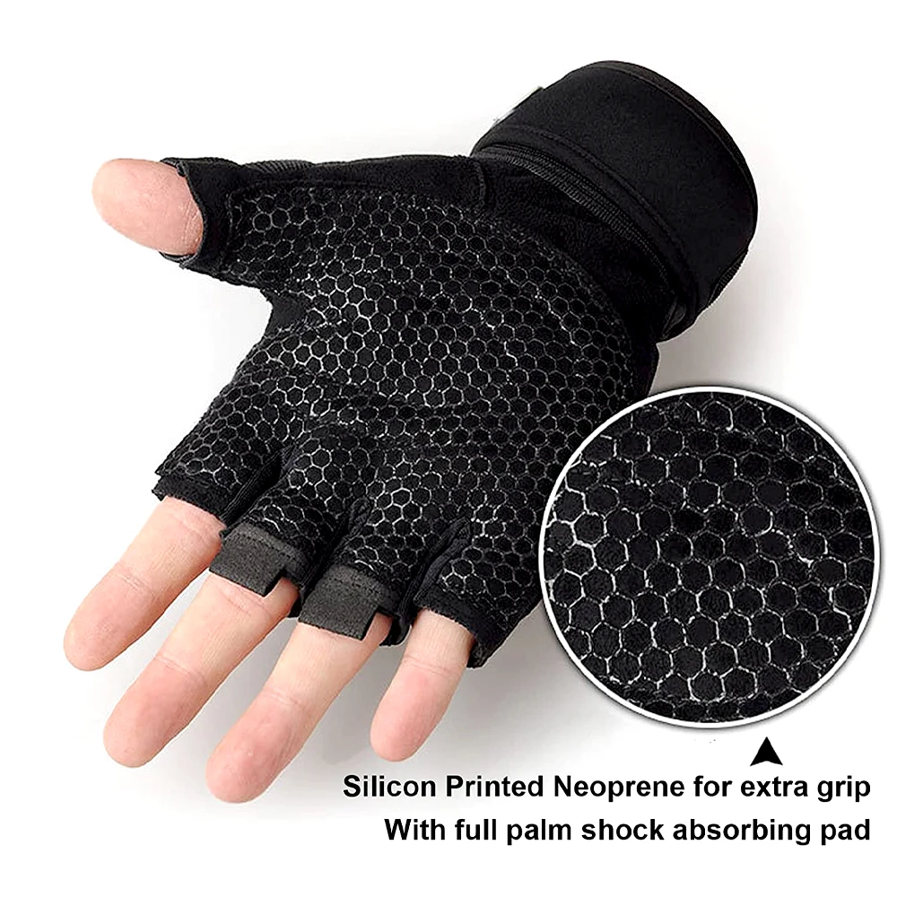 Wrist Wrap Gym Gloves 4