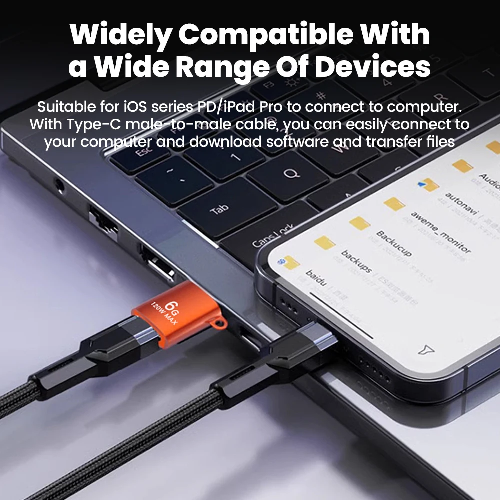 OTG 어댑터 120W 고속 충전 USB3.1 to Type-C 어댑터 데이터 전송 USB A to C 타입 C 암 PC 노트북 맥북 휴대폰용