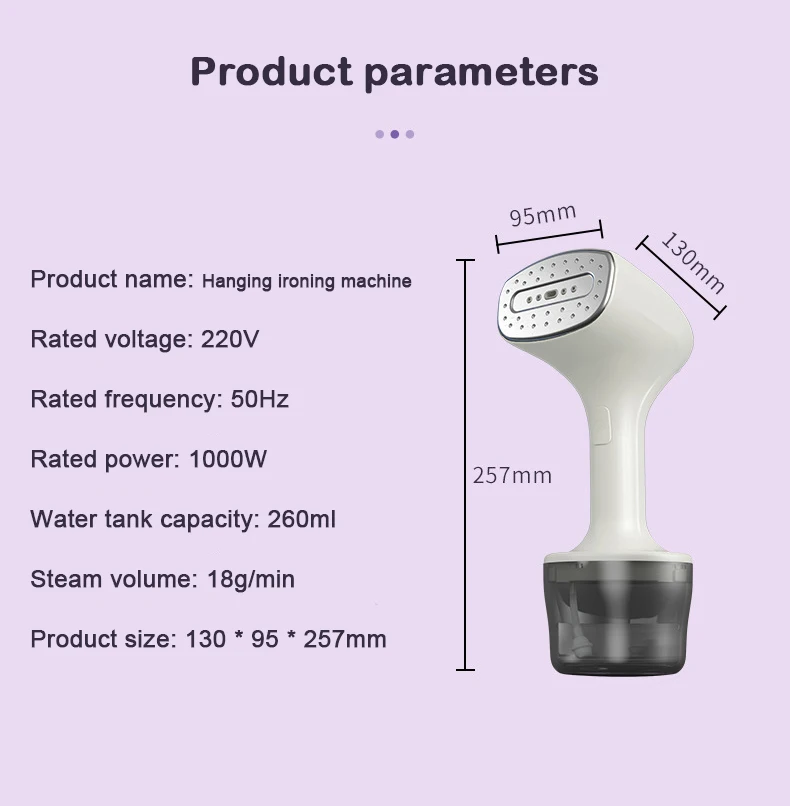 DMWD Professional Hand Garment Steamer Portable Handheld Electric Steam Iron For Clothes Mini Vertical Steam Generator 110V/220V