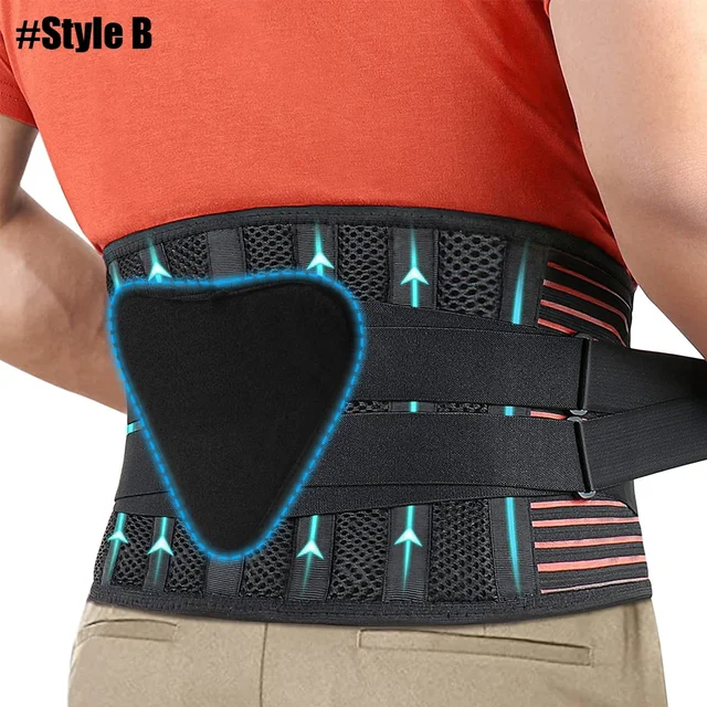 Breathable Waist Support Back Brace Lower Back Pain Lumbar Support for