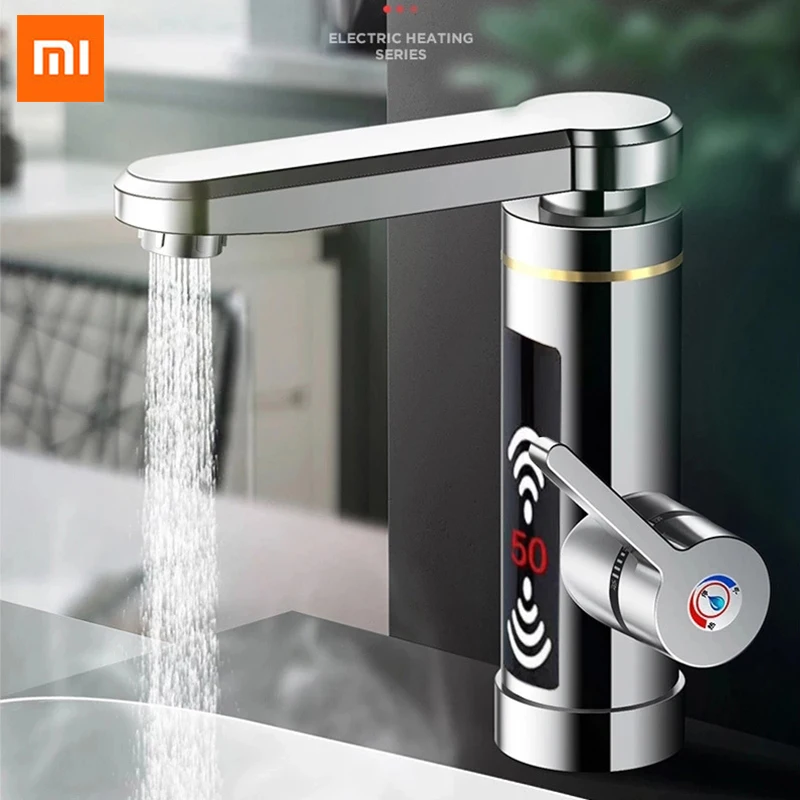 Xiaomi Electric Instant Water Heater Faucet Water Rapid Heating Faucet  Kitchen Tankless Water Heater Tap LED Temperature Display - AliExpress