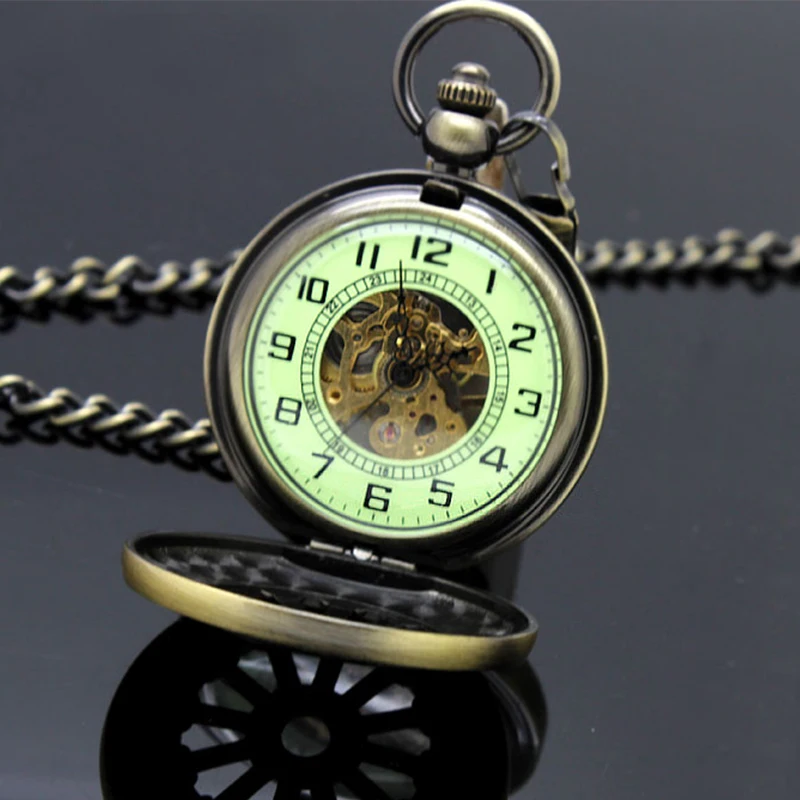Pocket Watch Movement Design Luminous Mechanical Movement Pocket