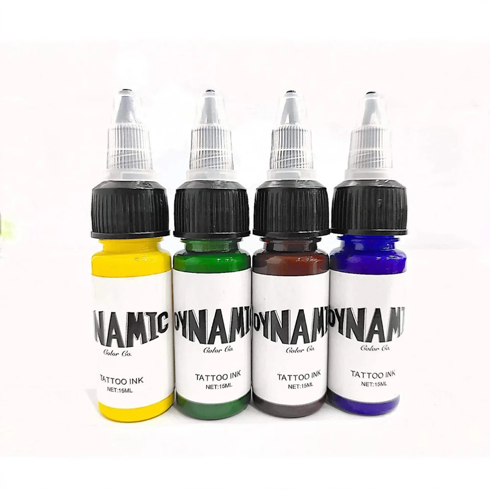 Professional Tattoo Ink Color Set 14 Colors 15ml (1/2oz) Vegan-Friendly Pigment Supplies Ink Professional Quality Inks Vibrant