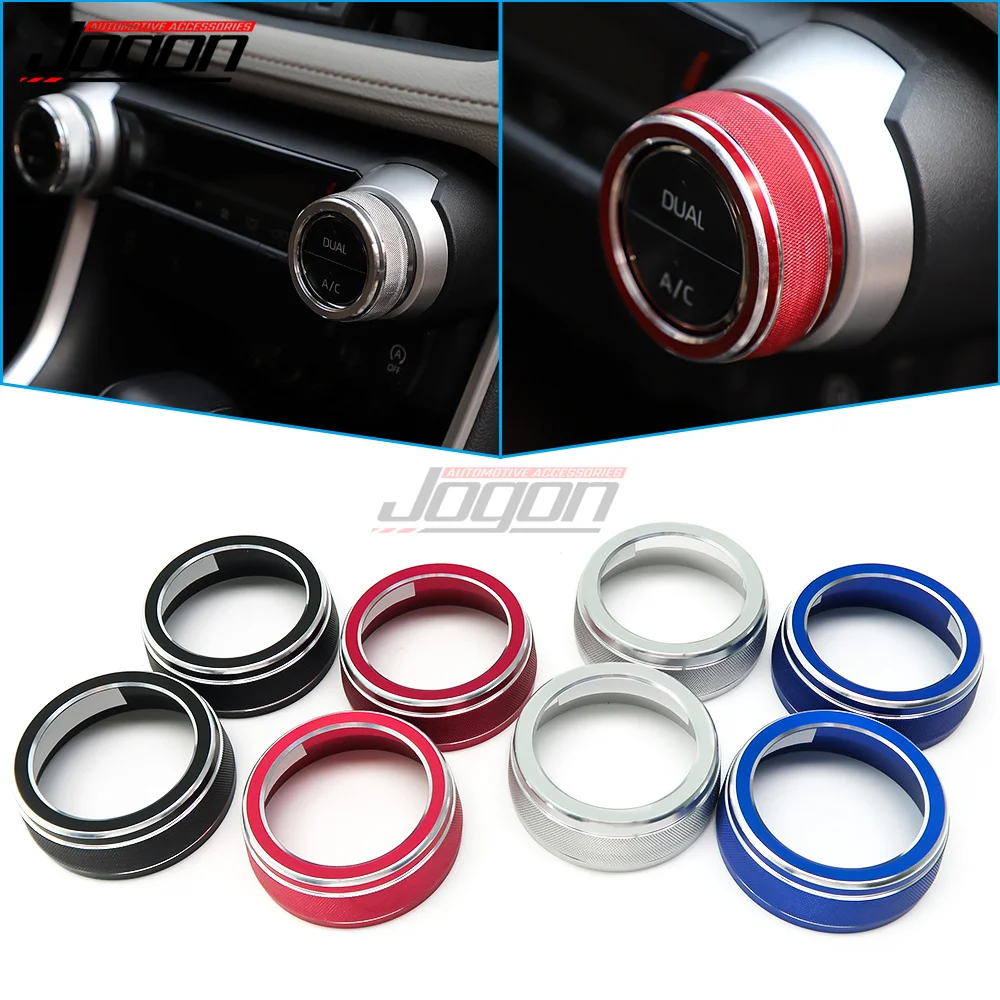 

Аксессуары для интерьера для Toyota RAV4 XA50, кнопка переключателя кондиционера, ручка, кольцевой переключатель, крышка, декоративная наклейка для отделки 2019-2021