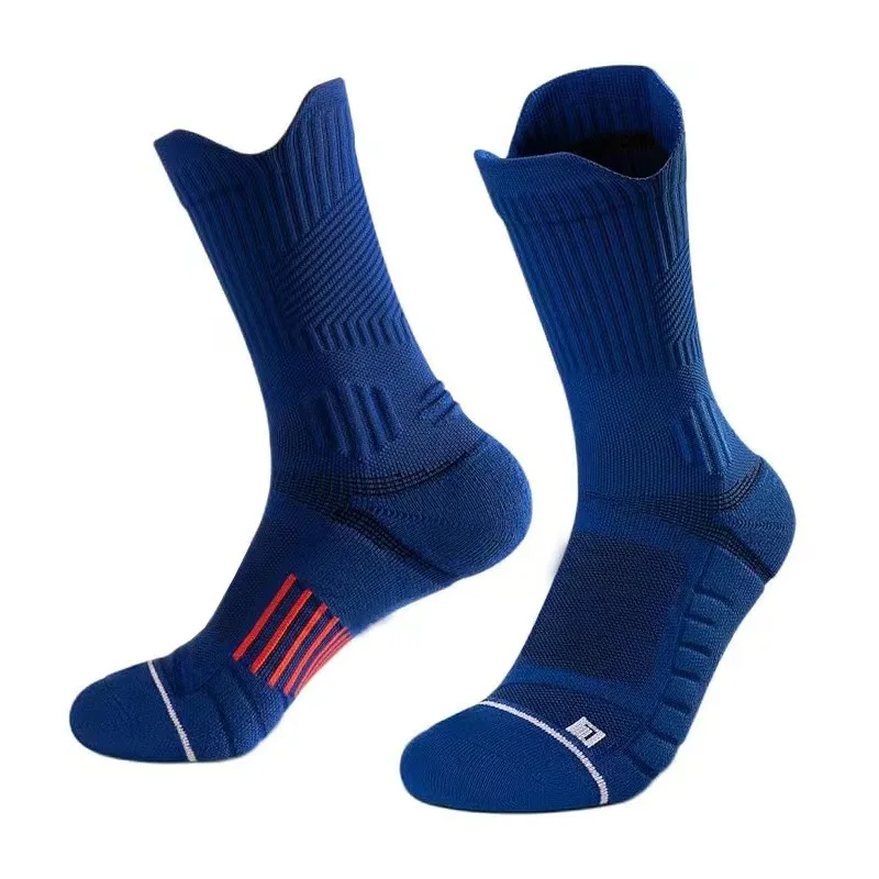 Herr sportsockor för löpning och basket höst vinter_voghion.com