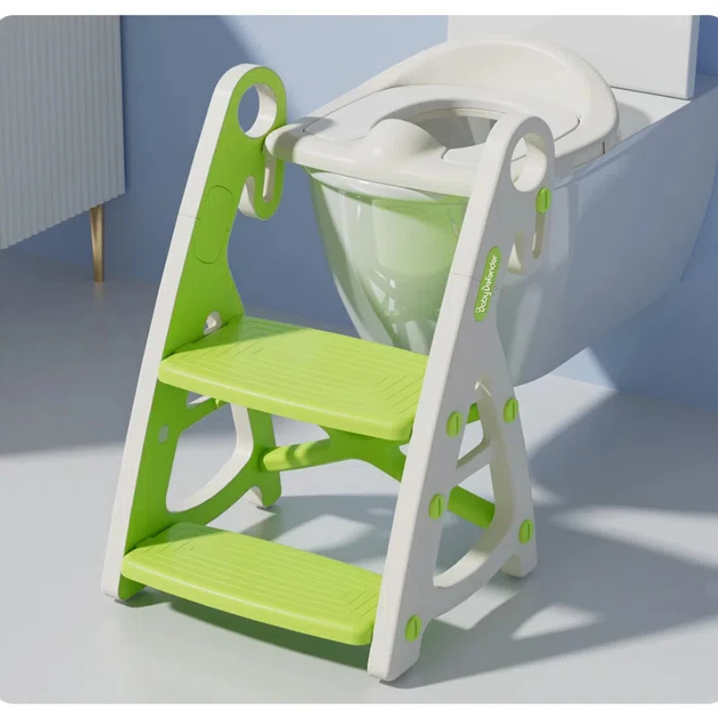 Ceramic Jar Training Seat and Step Stool Stability Step Toilet Seat Adjustable Height Step Boy and Girl Folding Toilet Seat 5