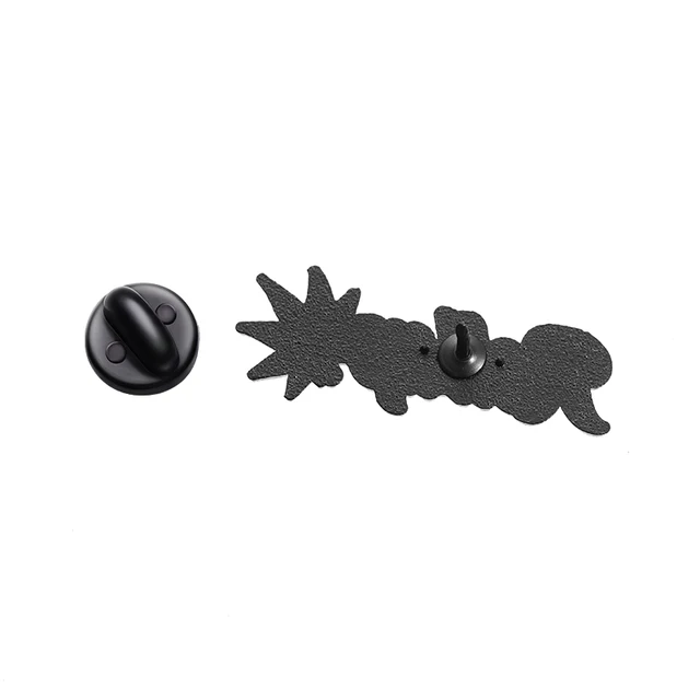 Roll Up Enamel Pins Brooches Lapel Badge 2