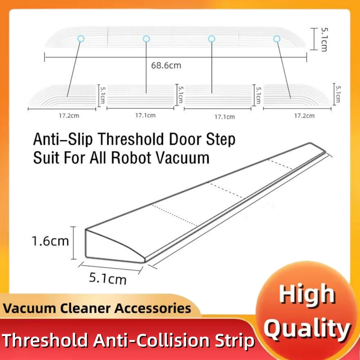 Threshold Ramps Wheelchairs Ramp Robot Vacuum Cleaner Threshold