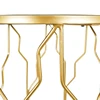 Nest Gold Coffee Tables Set Modern Design Round Side End Table Luxury Golden Mirror Speaker Coffee Table 5