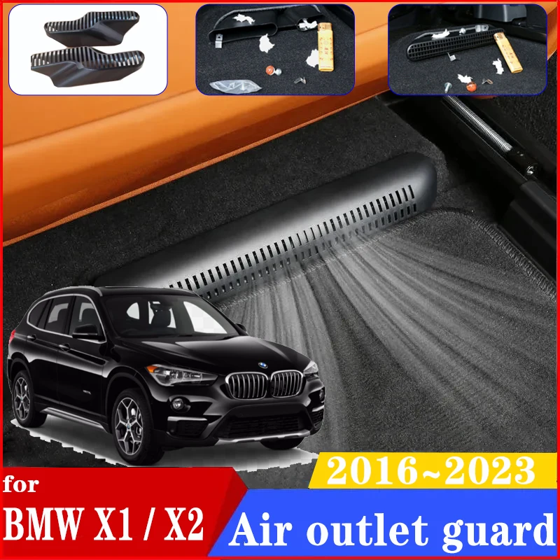 

For BMW X1 F48 X2 F39 2016~2023 Car Air Condition Vent Covers Non-Clogging Seat Dust Protect Decoration Interior Car Accessories