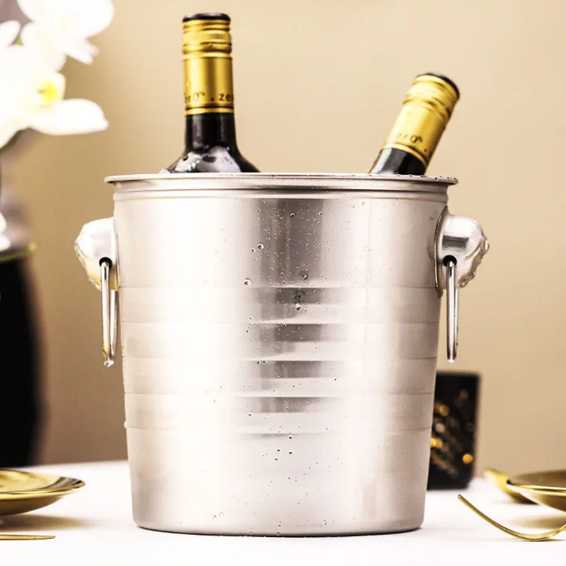 Stainless Steel Ice Bucket Bar Ktv Champagne Commercial Special Beer
