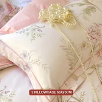 Parure de lit de luxe 100% coton haute densité, ensemble de 3 pièces, housse de couette, 1 housse de couette, 2 taies d'oreiller, simple/Double/200x200/220x240 4