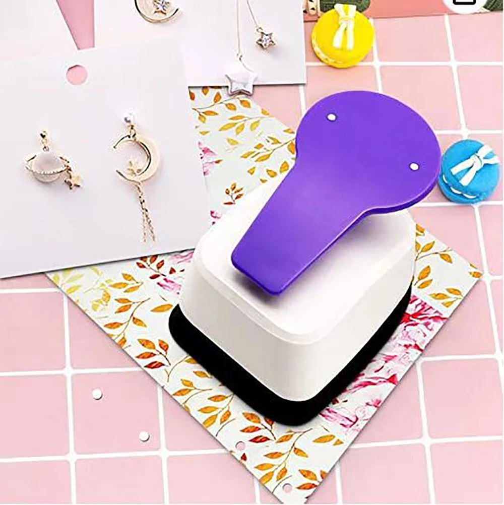 Hole Puncher Earring Card Punch for Double Post Punch Craft Lever