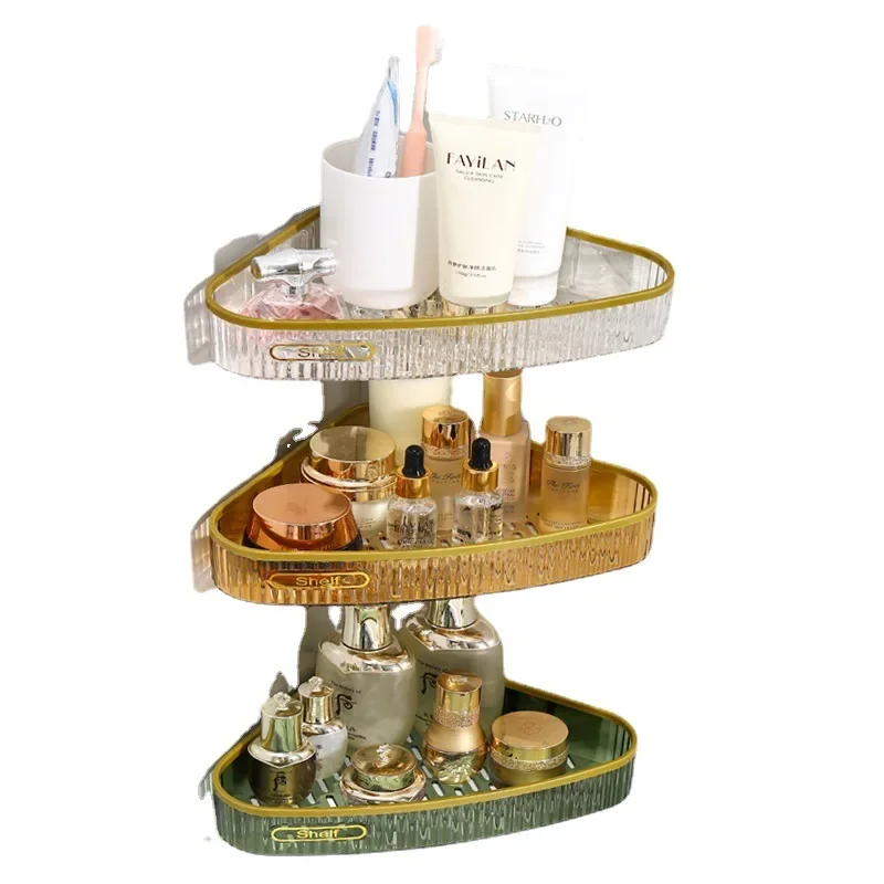 Bathroom Shelf Shower Shelves Corner Shelf Plastic Wall Mount Shower Storage Rack Holder Bathroom Organizer Home Appliance 4