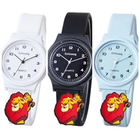 Montre Kawaii roi Lion Simba garçons filles montres enfants minimaliste mignon enfants dessin animé montres cadeaux pour enfants fille horloge 1