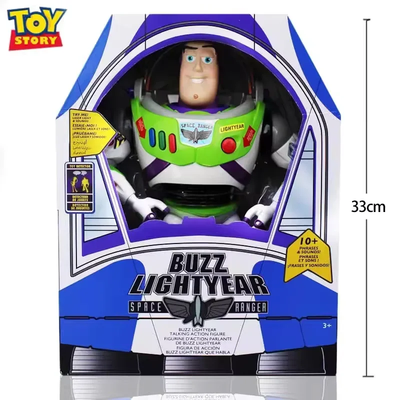 Buzz Lightyear Toy Story Figurine Parlante Lumière & Son