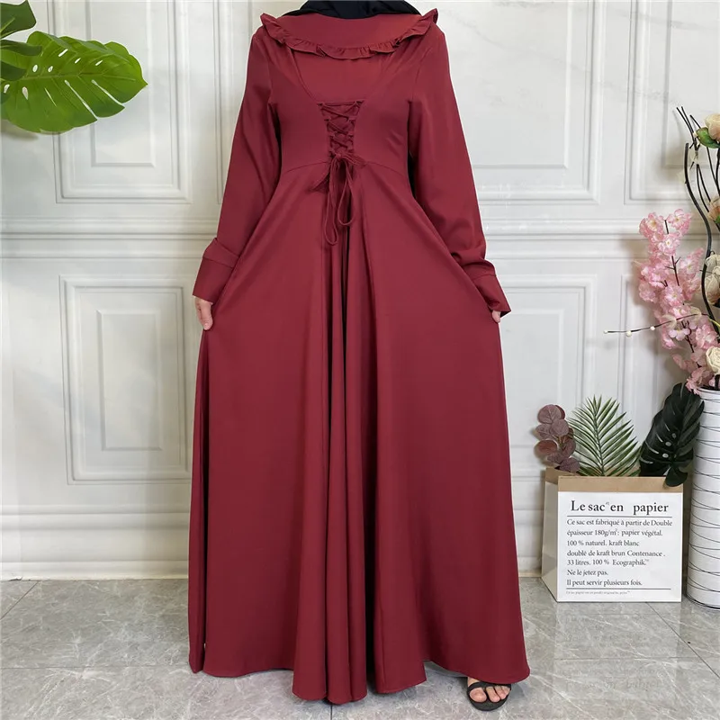 

Elegant Muslim Women Long Dress Dubai Kaftan Malaysia Turkey Islamic Maxi Robe Turkey Middle East Abaya Arab Ramadan Eid Mubarak