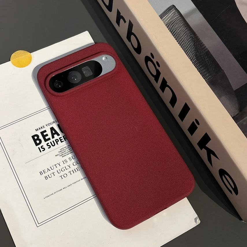 Matte Shockproof Solid Sandstone Slim Phone Case