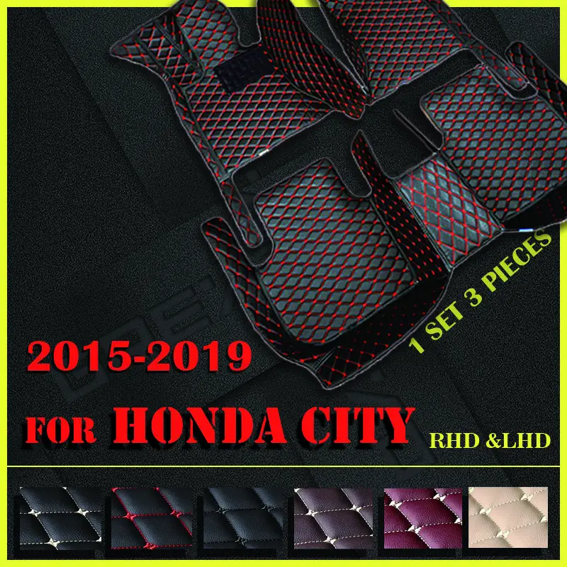 

Автомобильные коврики для Honda city 2015 2016 2017 2018 2019, оригинальные автомобильные подкладки для ног, чехол